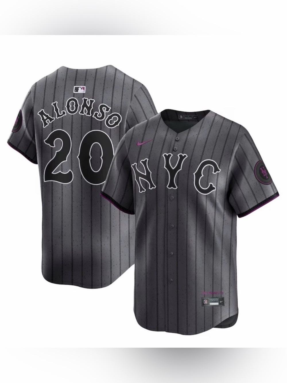 Nike Pete Alonso New York Mets City Connect Jersey Toddler 4 Small New With Tags